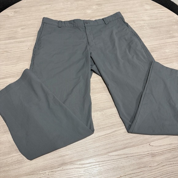 Nike Other - Nike Golf Tour Performance Dri-Fit Pants Gray Patterned Grey Stripes Men 34 x 30